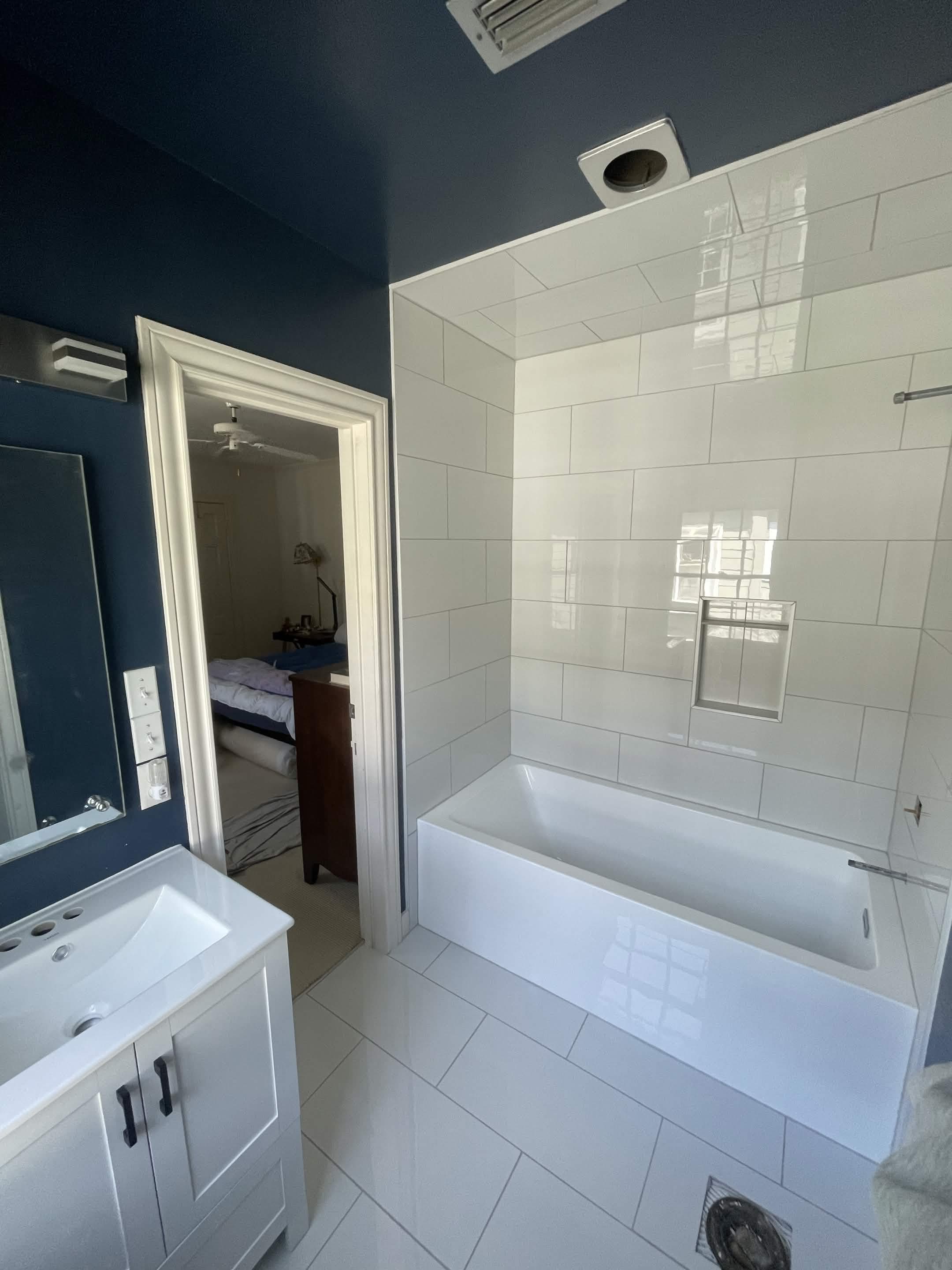 Full bathroom remodel — after