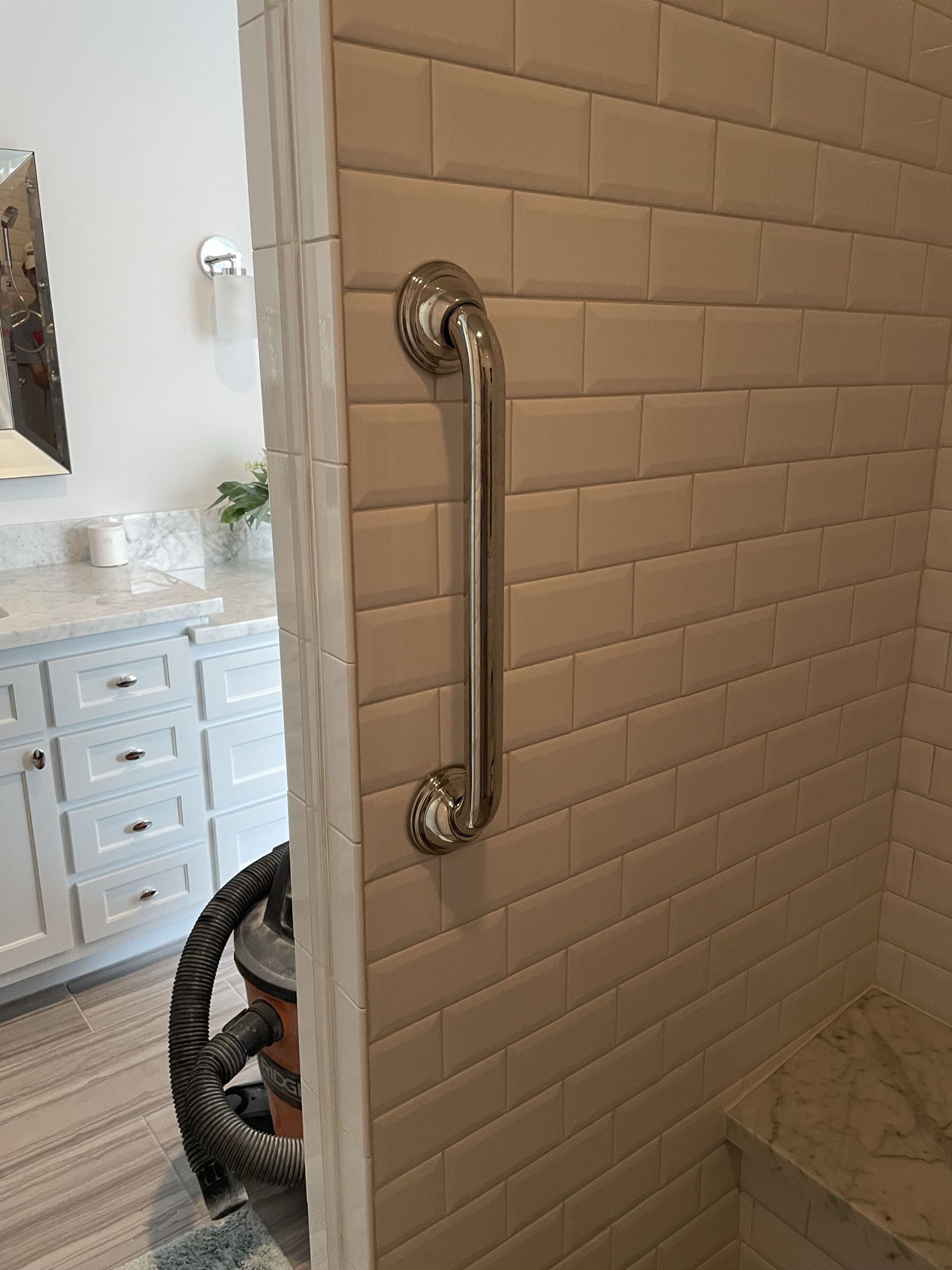 Grab Bar Installation — a recent Housecall Heroes project in Houston